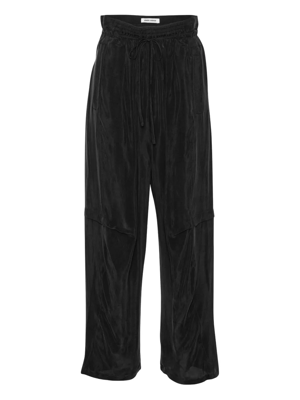 Henrik Vibskov Pantaloni con coulisse - Nero