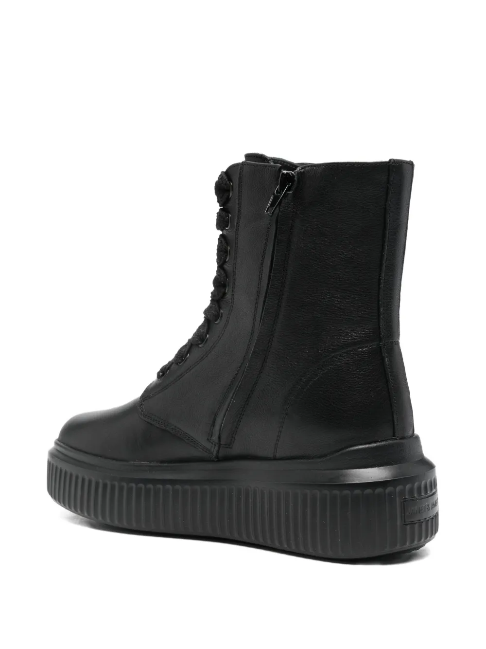 Janet & Janet 45mm Lace-up Platform Combat Boots In Multi