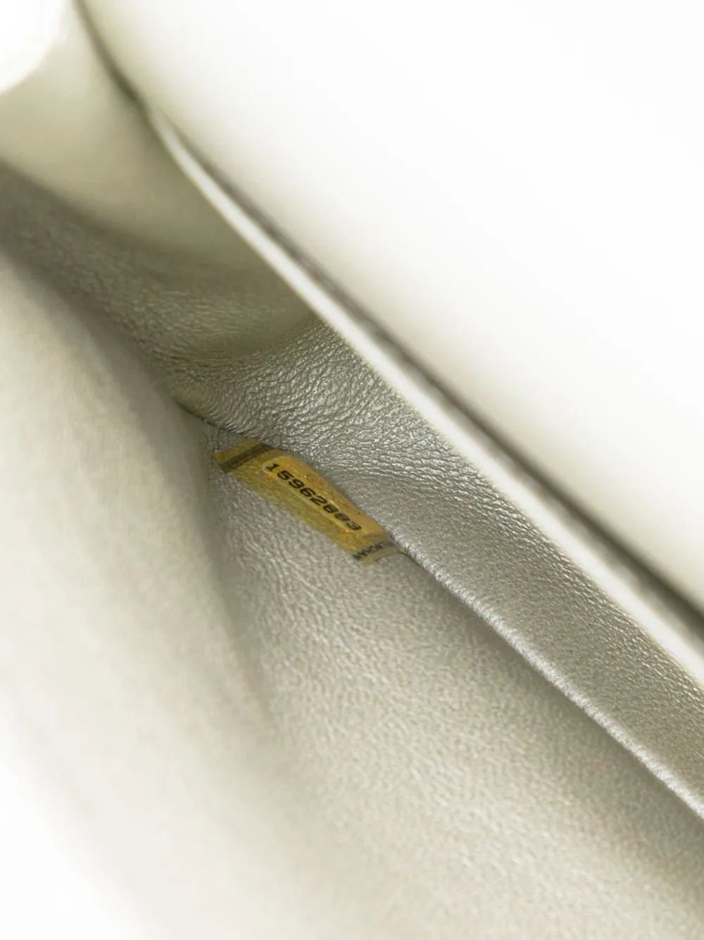 CHANEL Pre-owned 2011 Medium Classic Iridescent Lambskin Double Flap Shoulder Bag In Gold