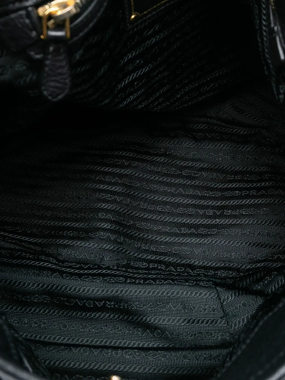 Pre-owned Prada 2000-2025 Tessuto Satchel In Black