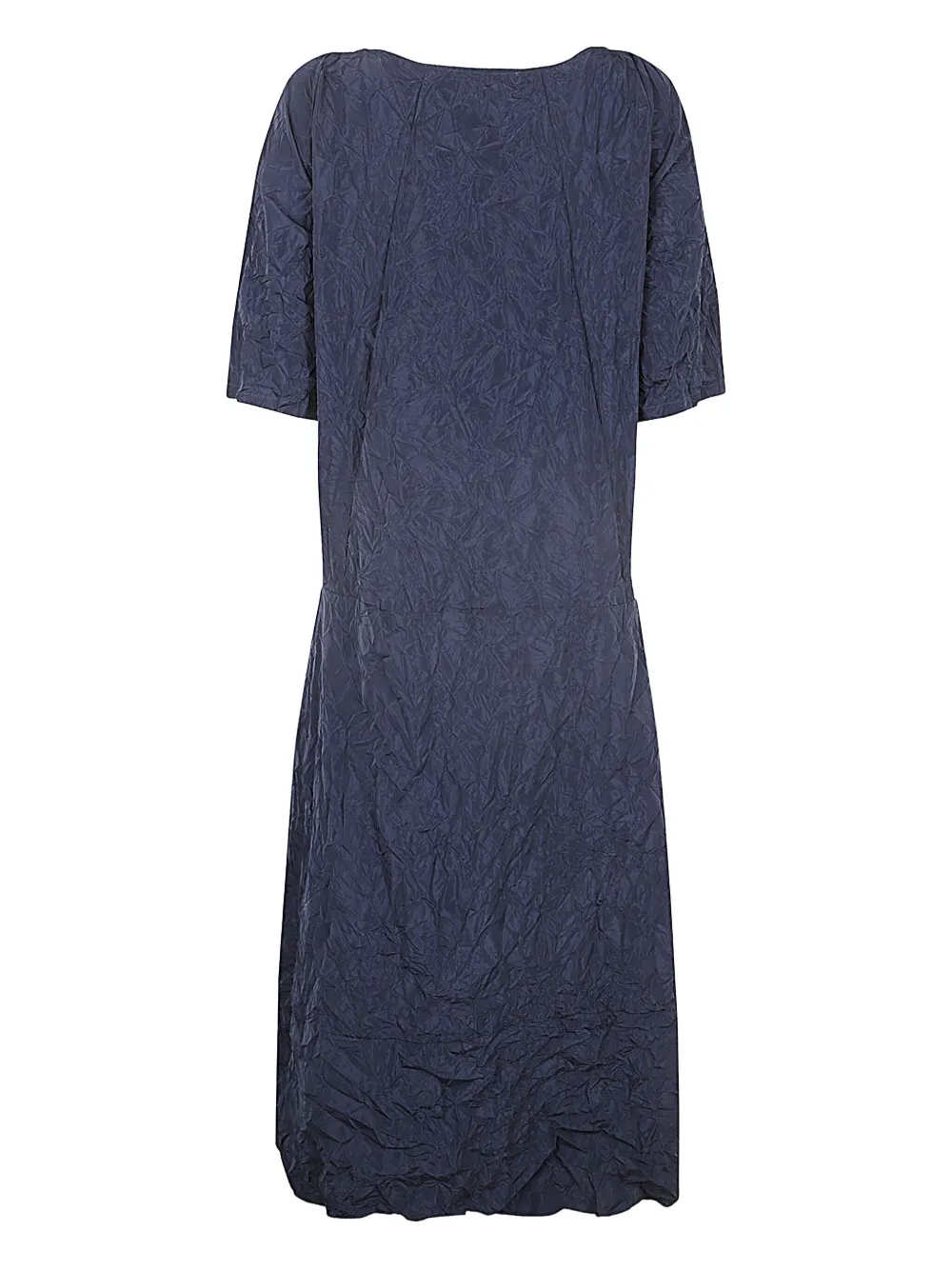 Maria Calderara Jurk met gekreukt effect - Blauw