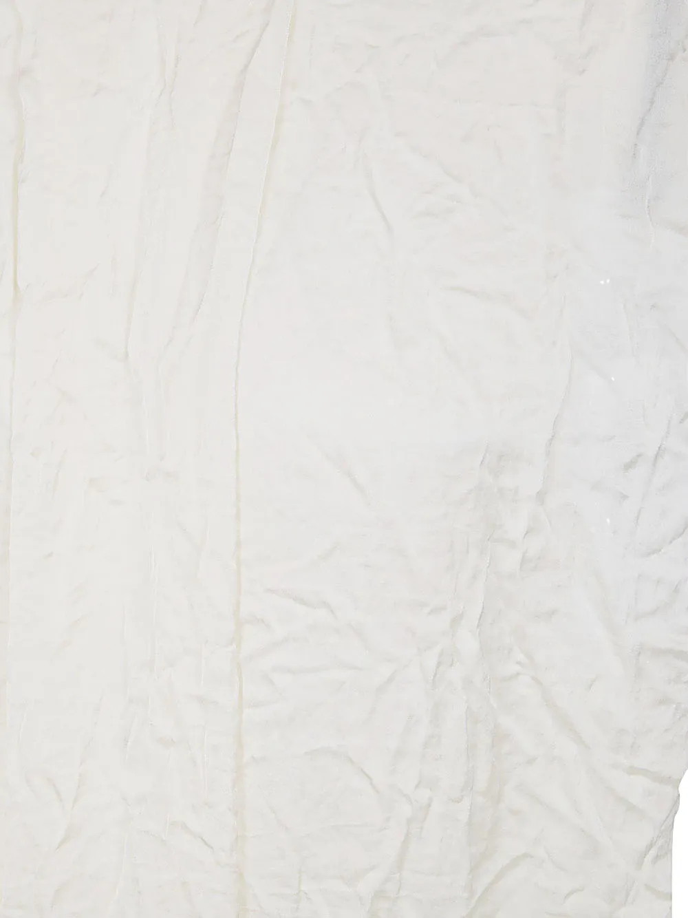 Maria Calderara Jurk met gekreukt effect Wit