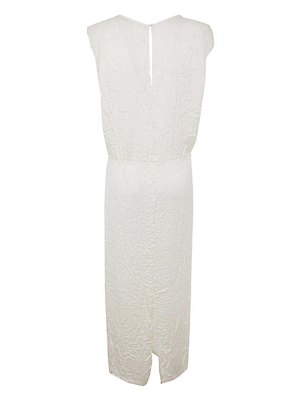 Maria Calderara Jurk met gekreukt effect - Wit