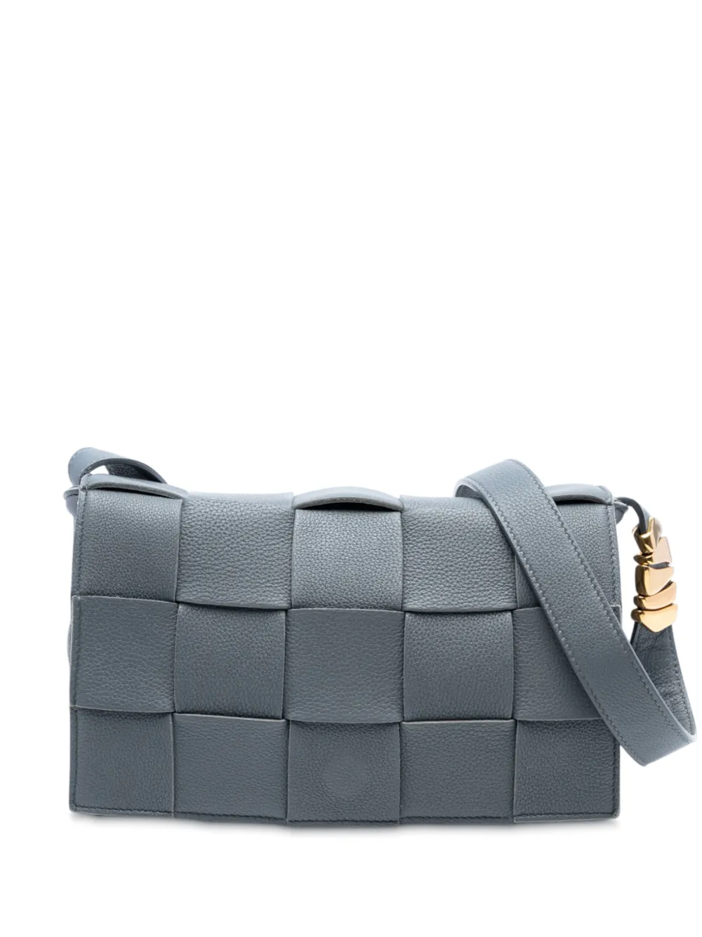 Bottega Veneta Pre-Owned 2012-2025 カセット グレインカーフスキン ショルダーバッグ - グレー