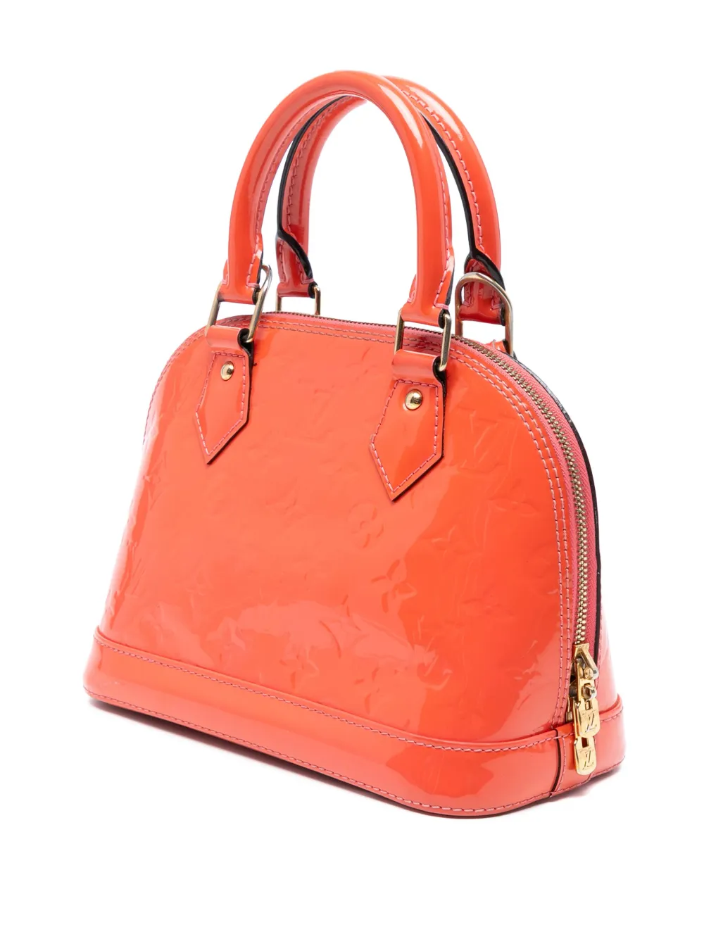 2014 Monogram Vernis Alma BB satchel