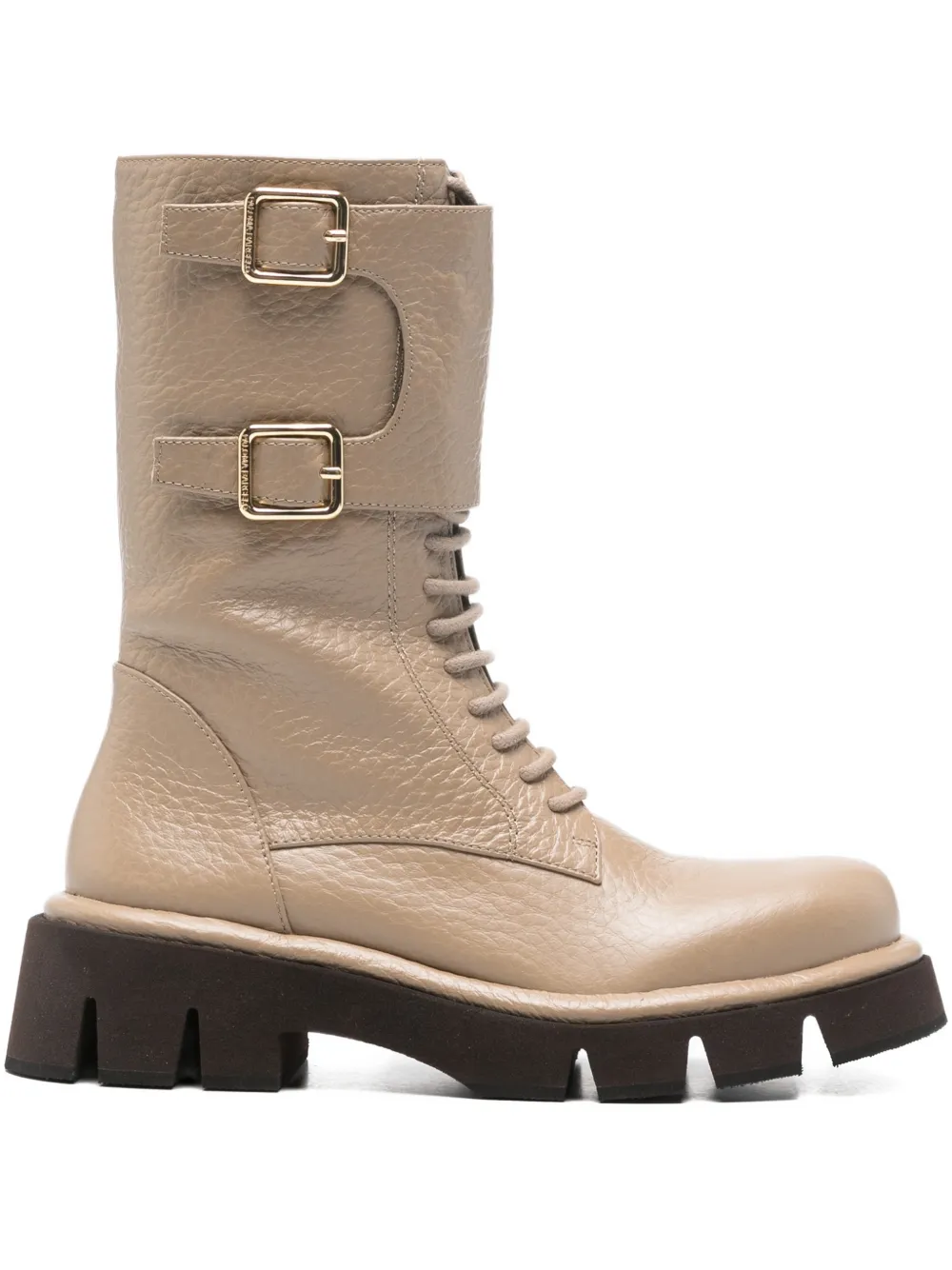 Paloma Barceló botas con detalle de hebilla | neutro | Image 1