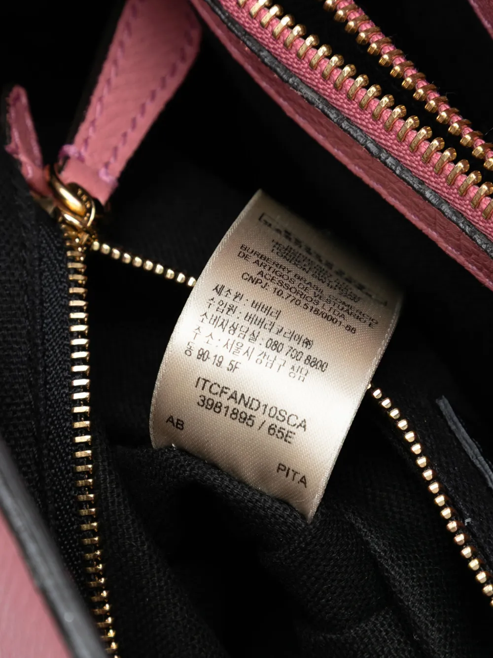 Pre-owned Burberry 2000-2017 Medium Leather And House Check Banner Satchel In Pink