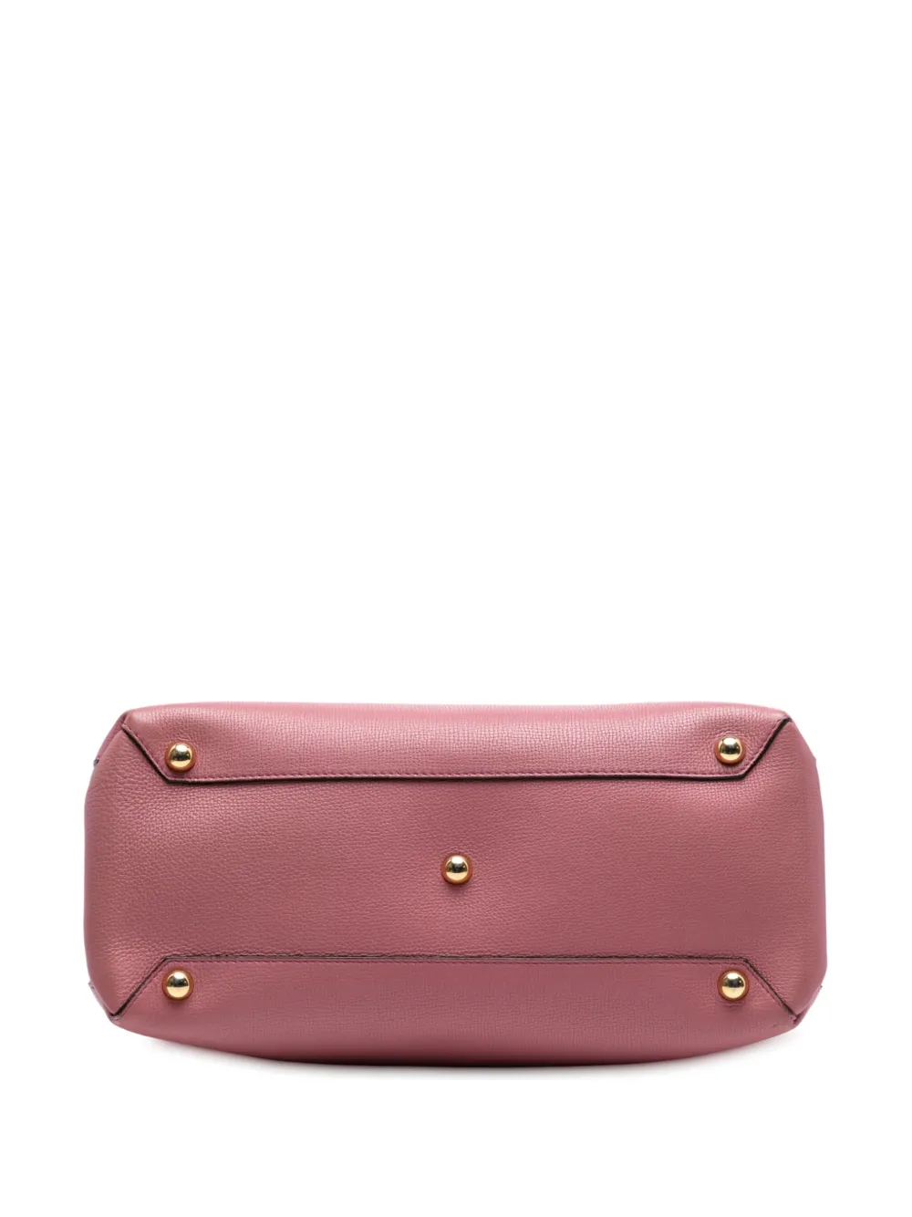 Pre-owned Burberry 2000-2017 Medium Leather And House Check Banner Satchel In Pink