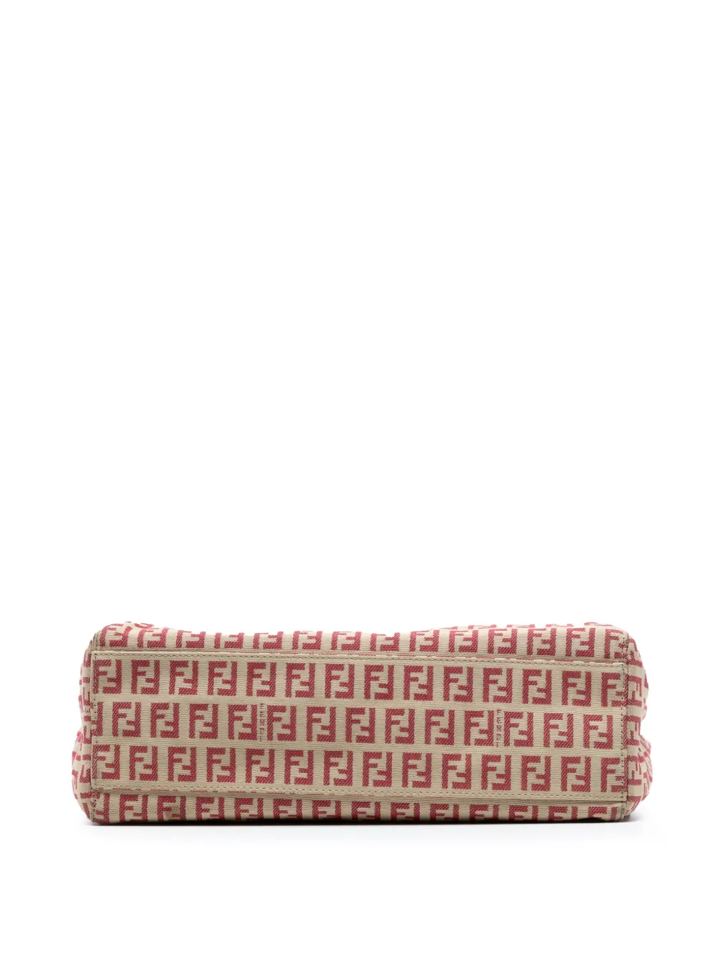 Pre-owned Fendi 2000-2010 Zucchino Canvas Tote Bag In Brown