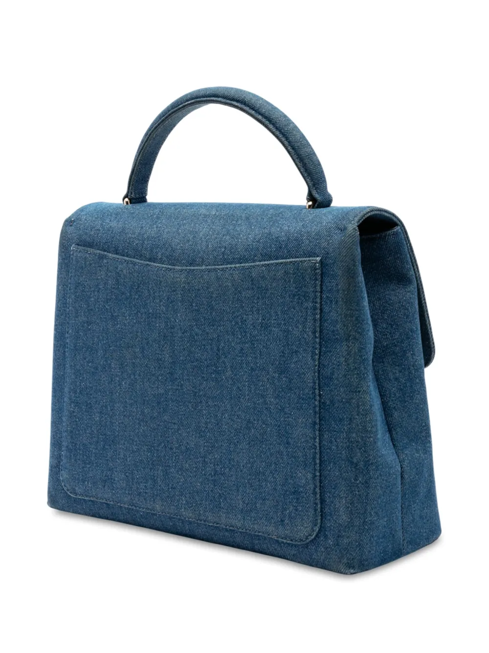 1997-1999 Cc Denim Kelly Top Handle Bag Handbag