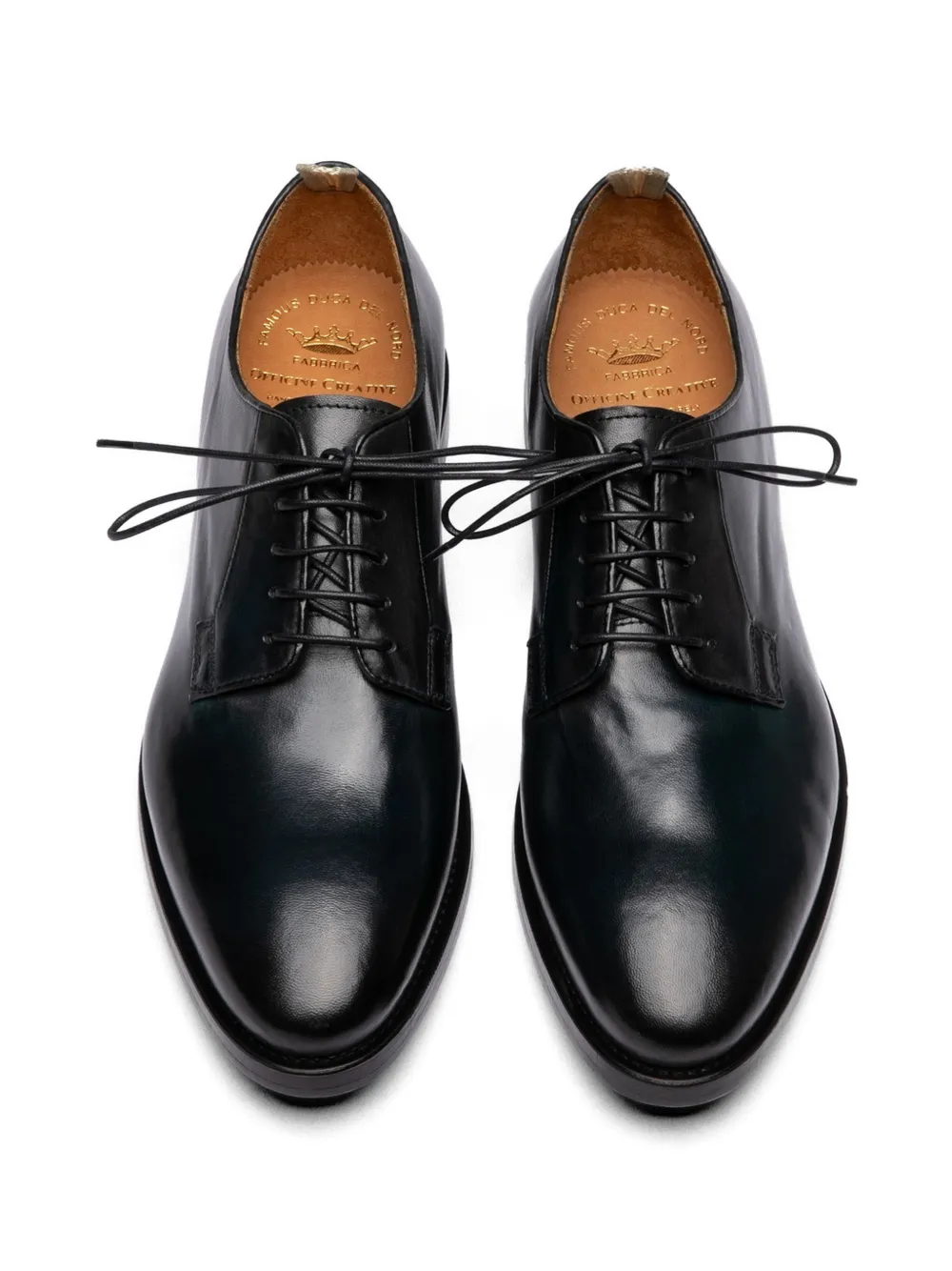 Officine Creative lace-up fastening derby shoes Blauw