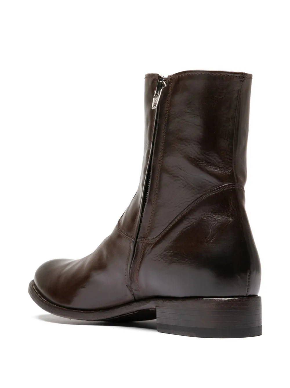 Officine Creative Laarzen met ritssluiting Bruin