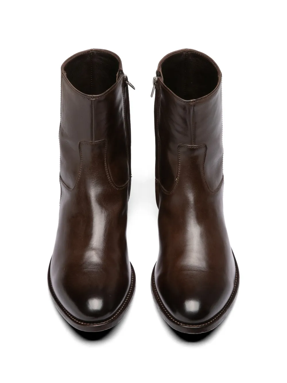 Officine Creative Laarzen met ritssluiting Bruin