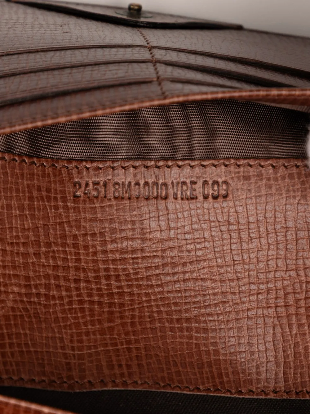 FENDI Pre-owned 2010-2025 Zucca Coated Canvas Trifold Wallet Long Wallets In Brown