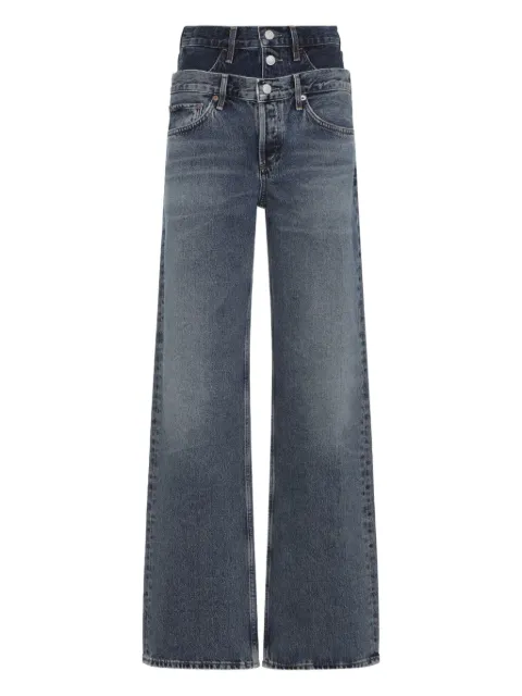 AGOLDE Elson double-waistband jeans