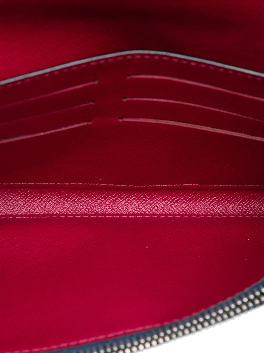 Pre-owned Louis Vuitton 2010-2025 Tricolor Epi Flore Wallet Long Wallets In Red