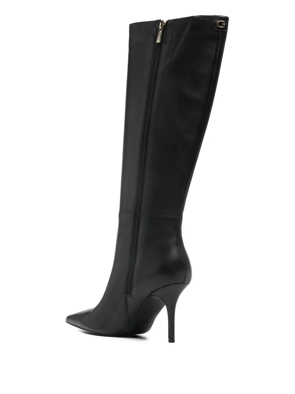 Guess Usa Pointed Boots In Black