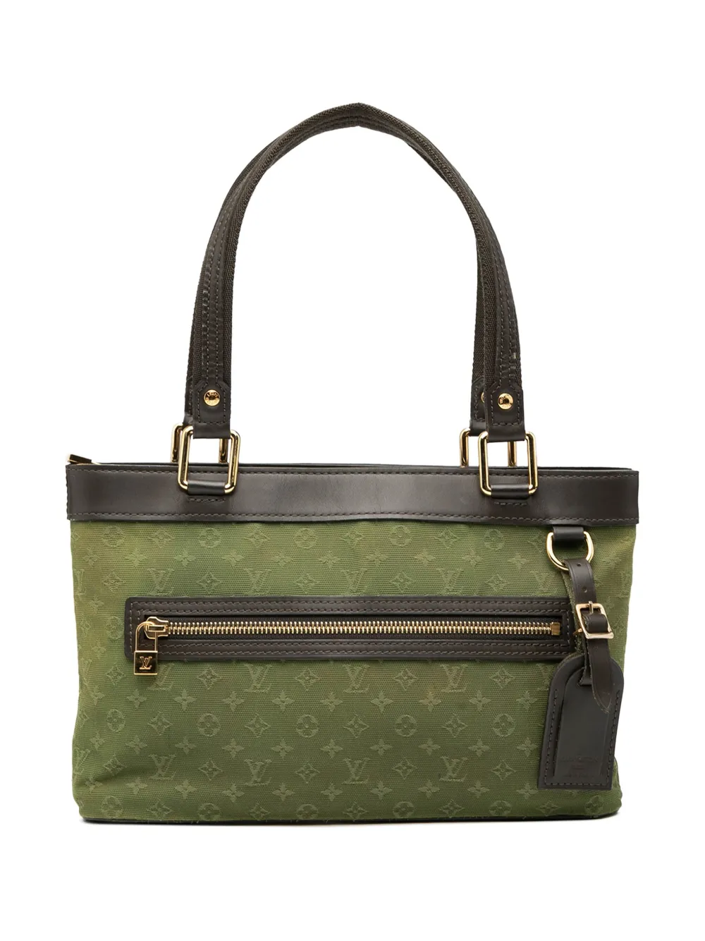 Louis Vuitton Pre-Owned 2004 モノグラム ミニ ラン ルシール PM ショルダーバッグ - グリーン Louis Vuitton Pre-Owned 2004 モノグラム ミニ ラン ルシール PM ショルダーバッグ - グリーン
