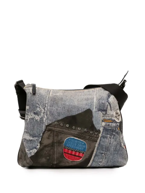 Christian Dior Pre-Owned 2001 Printed Denim Speedway crossbody bag