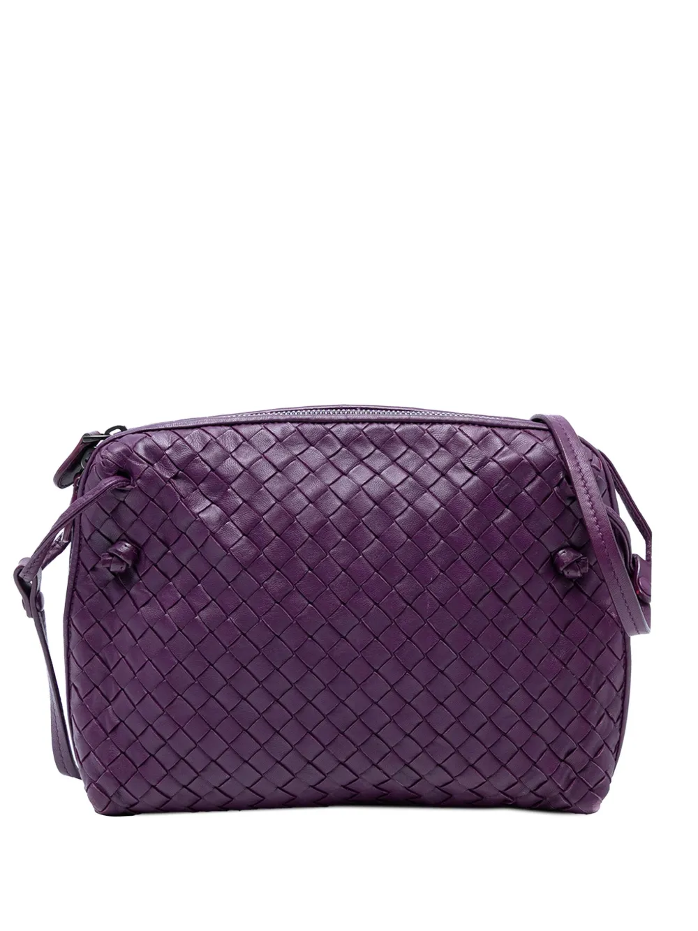 Bottega Veneta Pre-Owned 2012-2025 ナッパ イントレチャート ノディーニ ショルダーバッグ - パープル