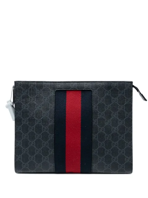 Gucci Pre-Owned 2000-2015 GG Supreme Web clutch bag