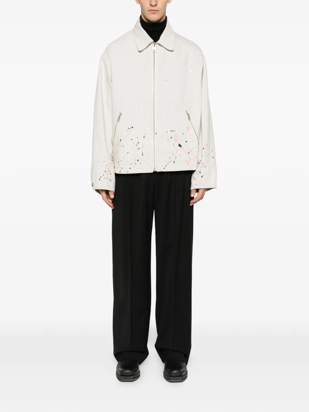 Etudes Studio Zip-fastening Overshirt In Neutral