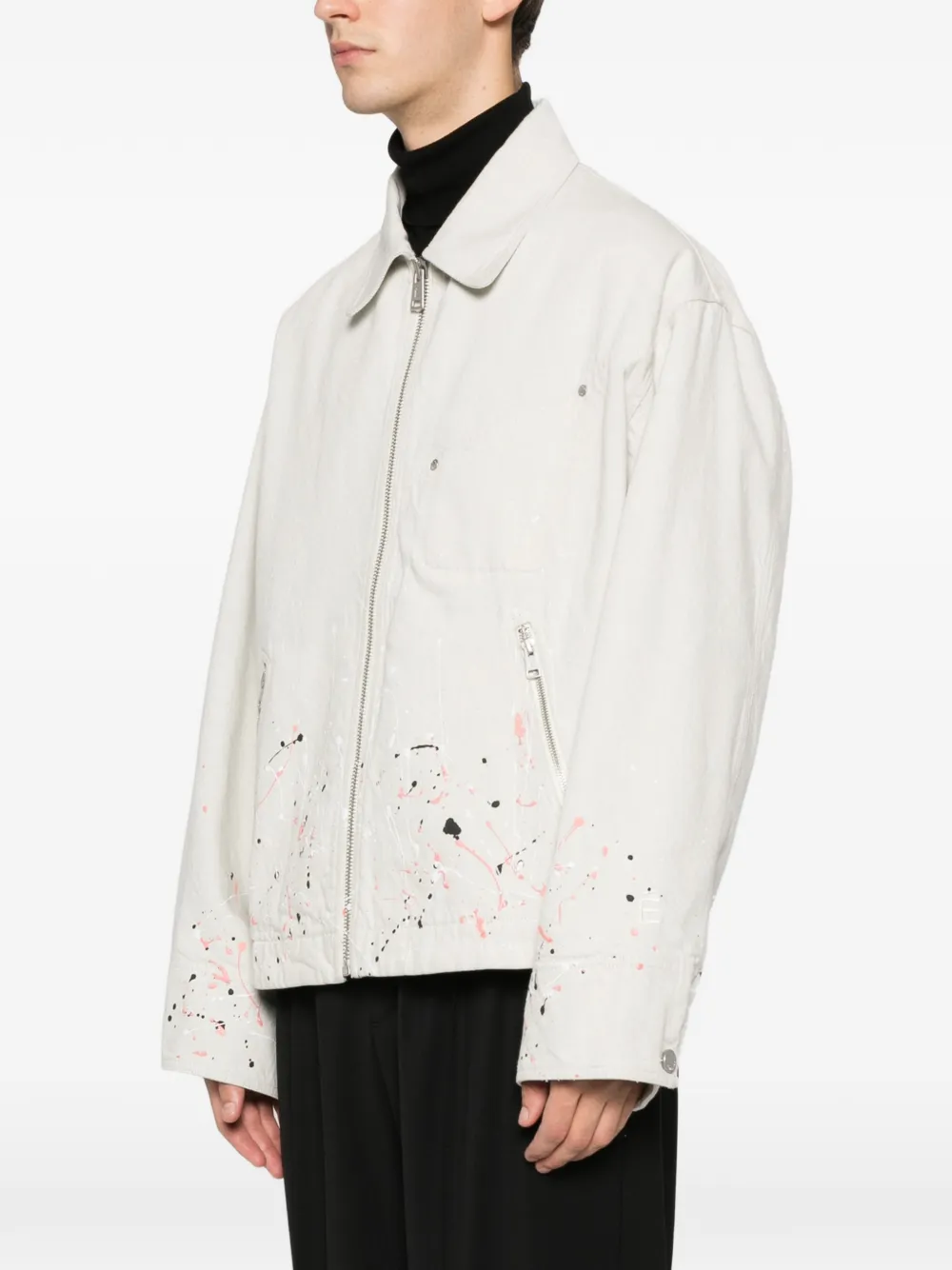 Etudes Studio Zip-fastening Overshirt In Neutral