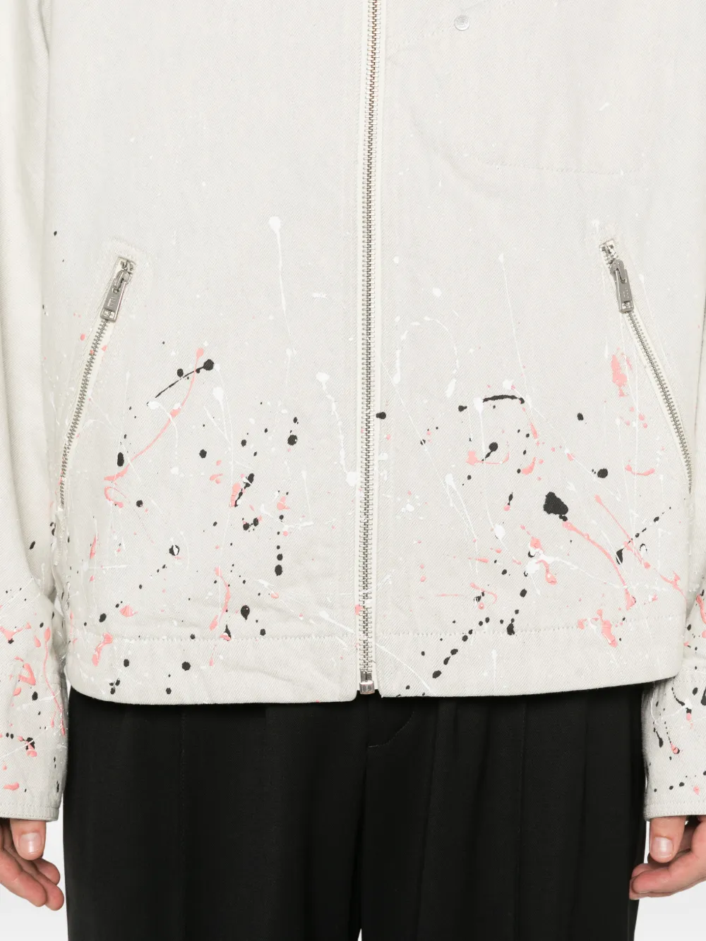 Etudes Studio Zip-fastening Overshirt In Neutral