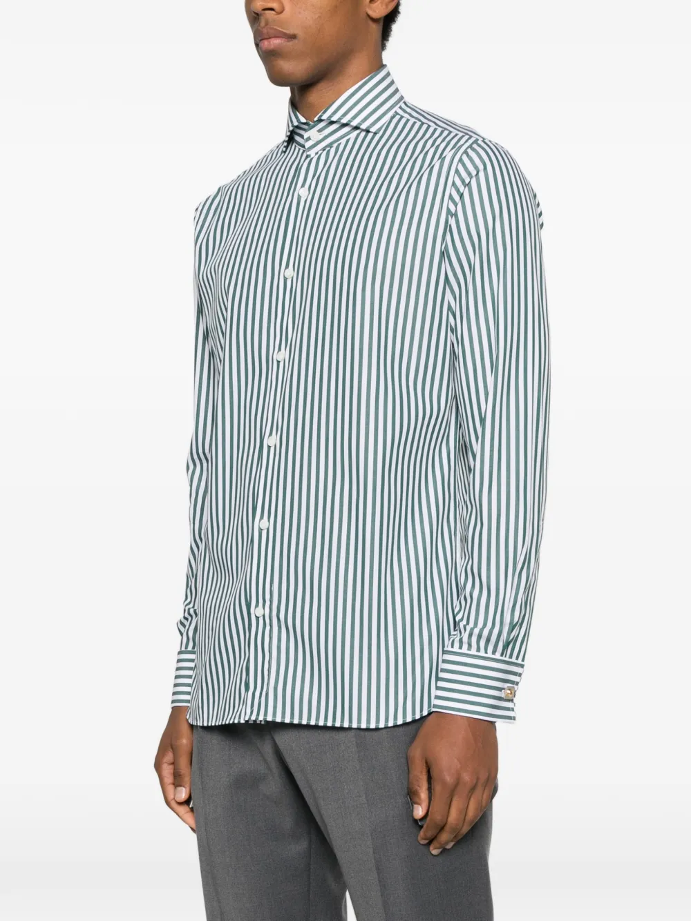 Truzzi Striped-pattern Shirt In Multi
