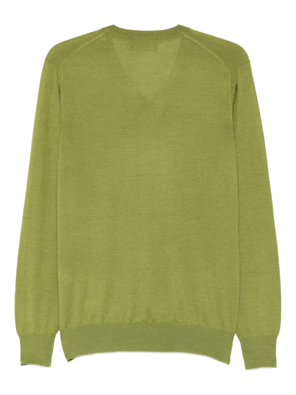 Gabriele Pasini V-neck knit T-shirt - Groen