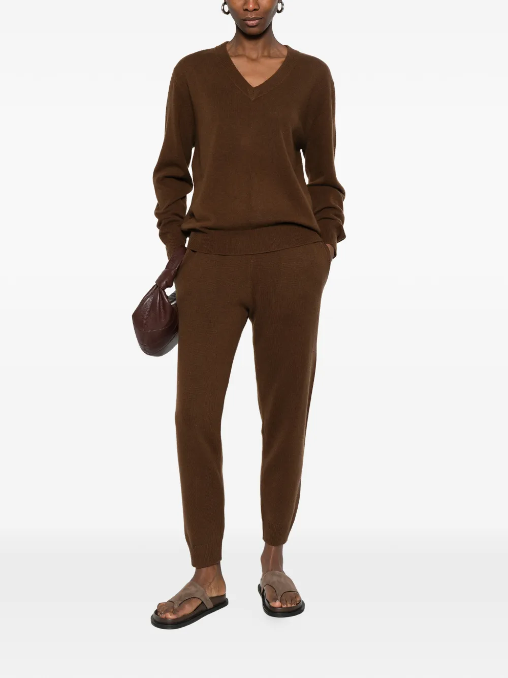  Entire Studios V-neck Sweater - Brown 