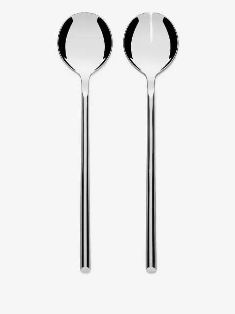 Alessi set of two Clivo slotted salad