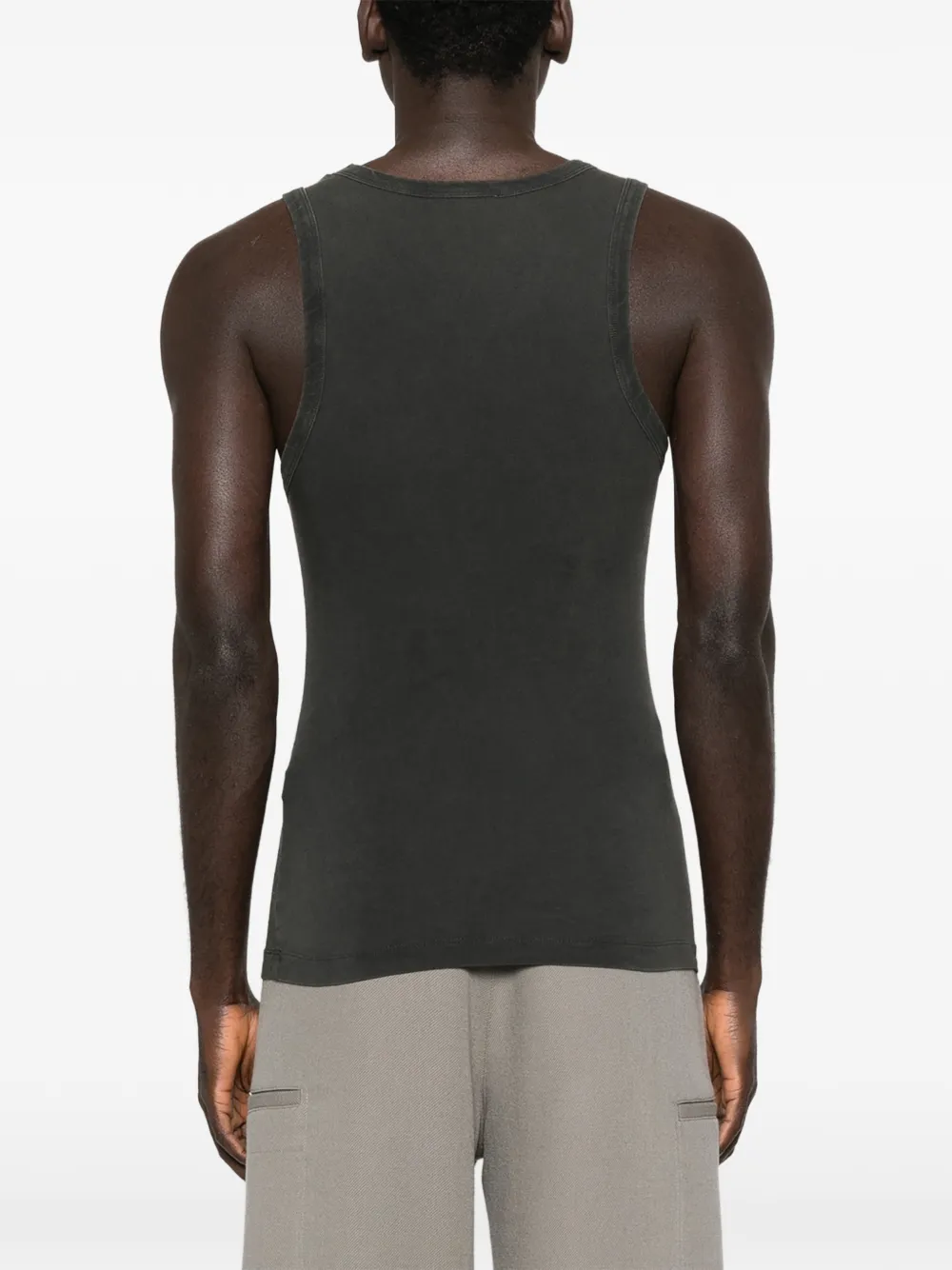 ENTIRE STUDIOS Tanktop met ronde hals Zwart