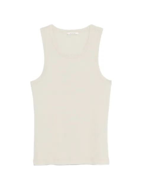 ENTIRE STUDIOS ribbed-trims tank top