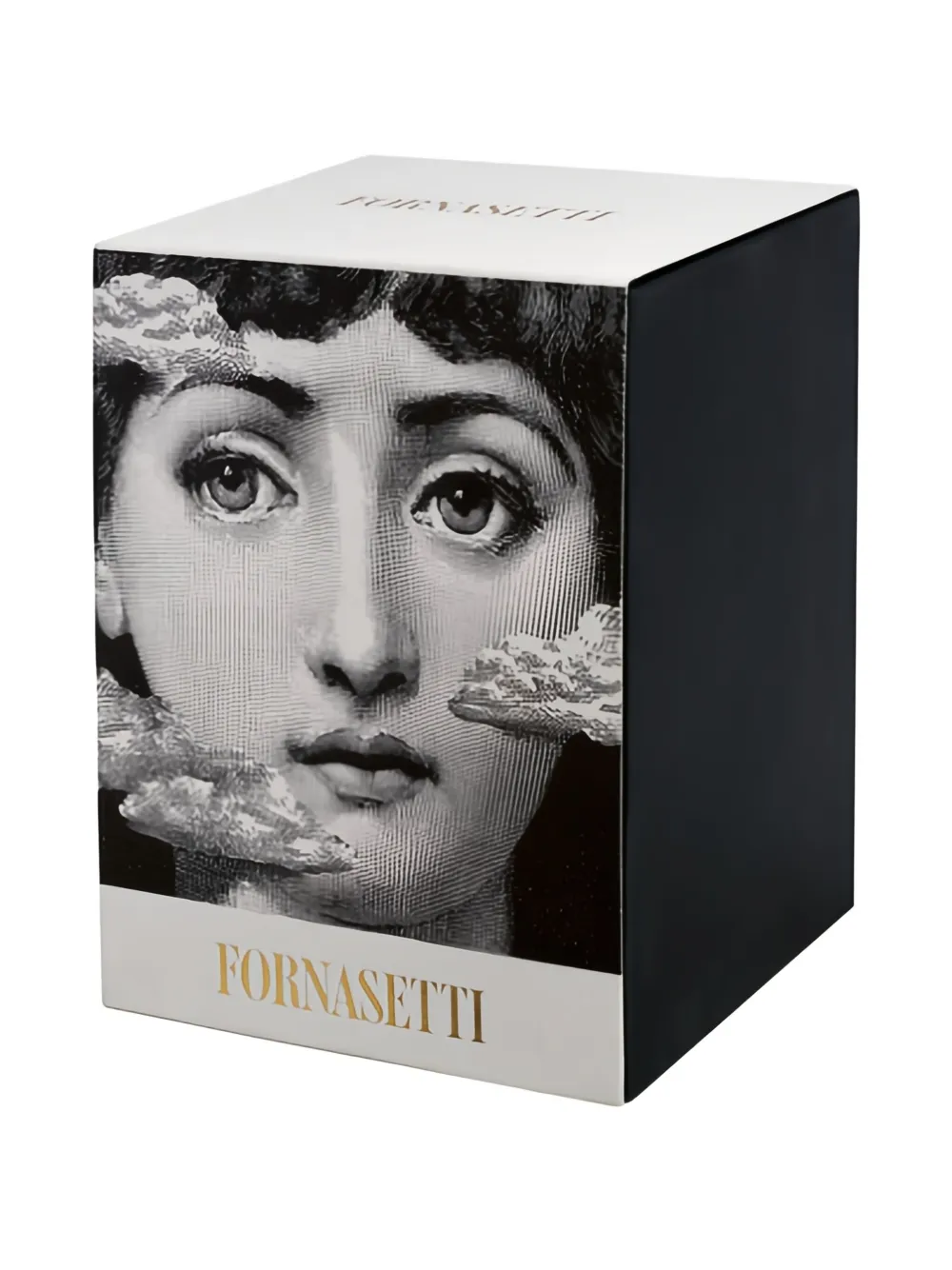 Fornasetti Face-print Candle (235g) In Black