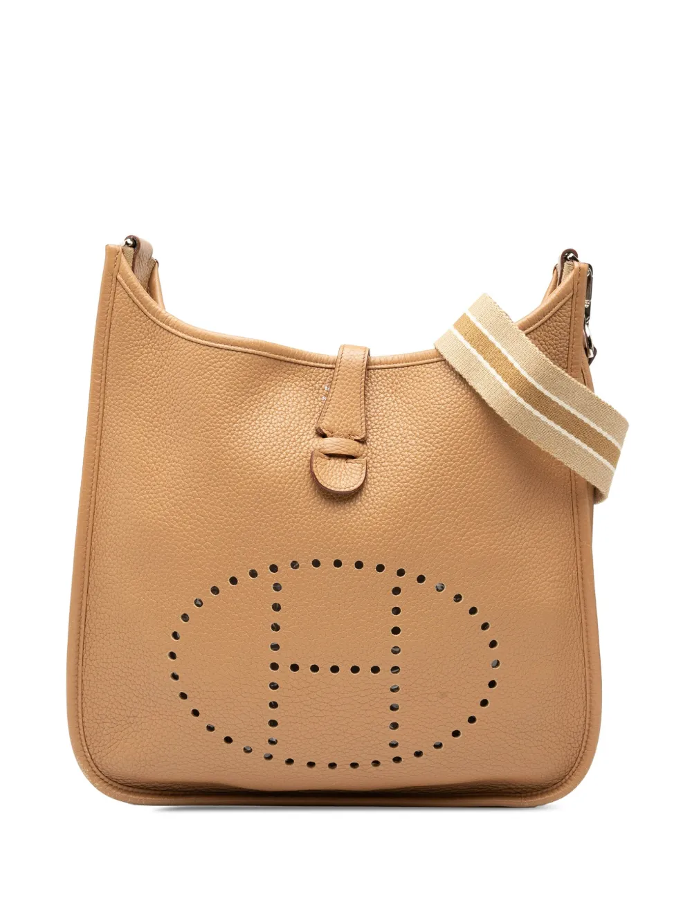 Hermès Pre-Owned 2008 Clemence Evelyne III PM crossbody bag - Marrone