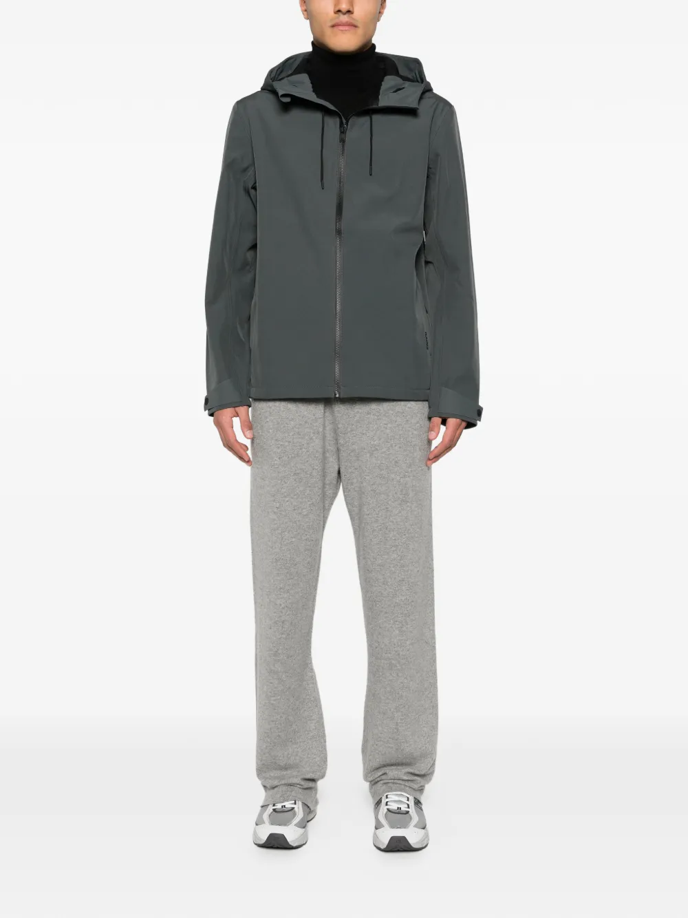 Rains hooded softshell rain jacket | Oversized Jackets | Image 2
