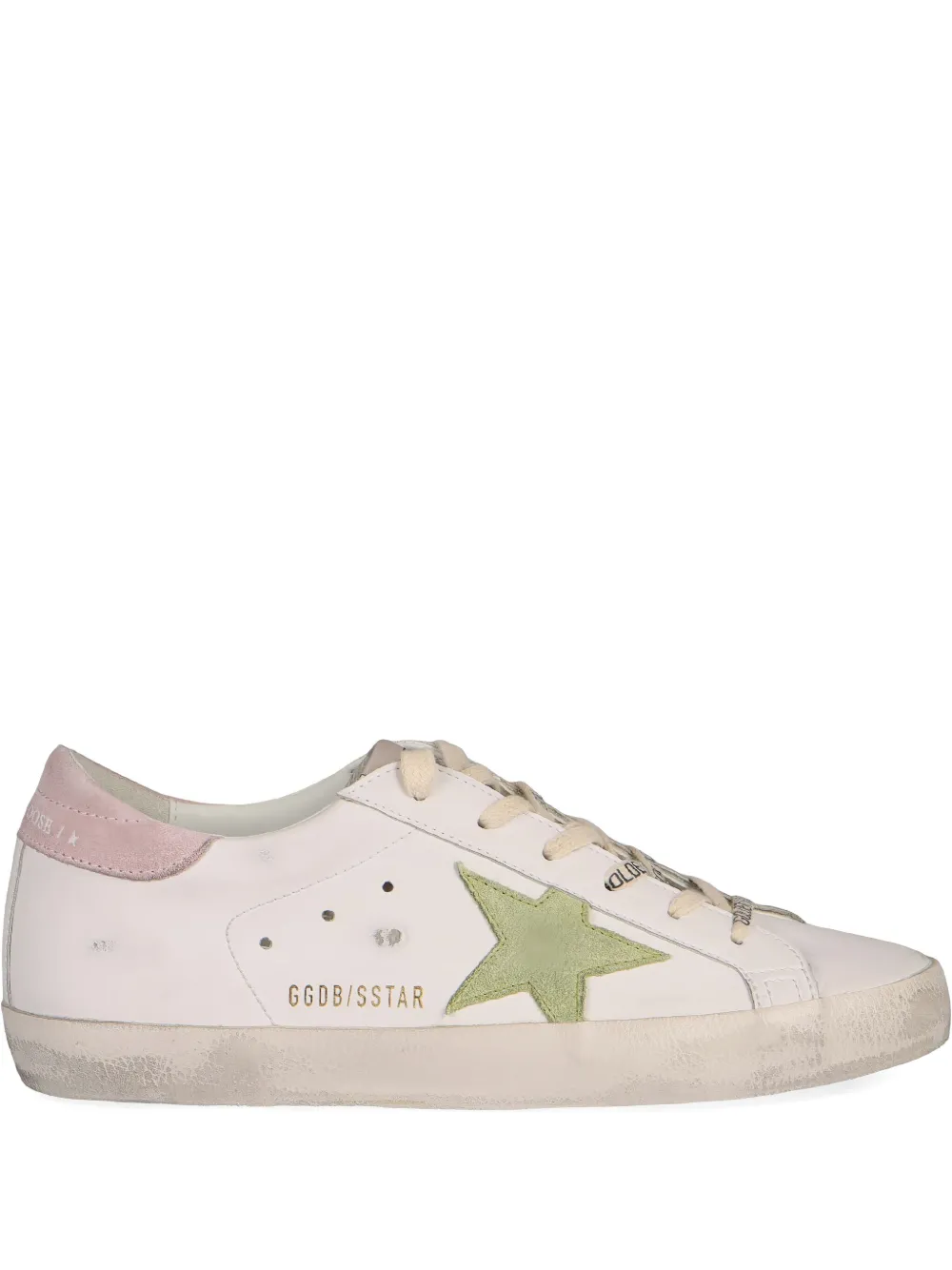 Golden Goose Suede Star Super Star Trainers In White