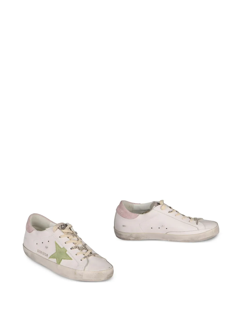 Golden Goose Super Star suède sneakers Wit
