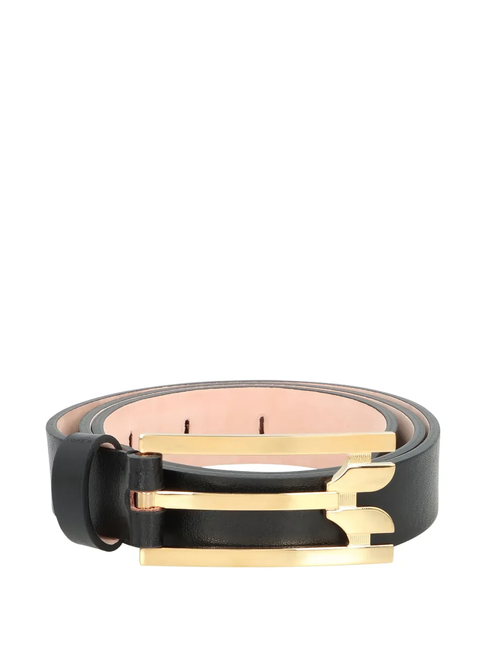 Victoria Beckham Dorian leather belt - Zwart