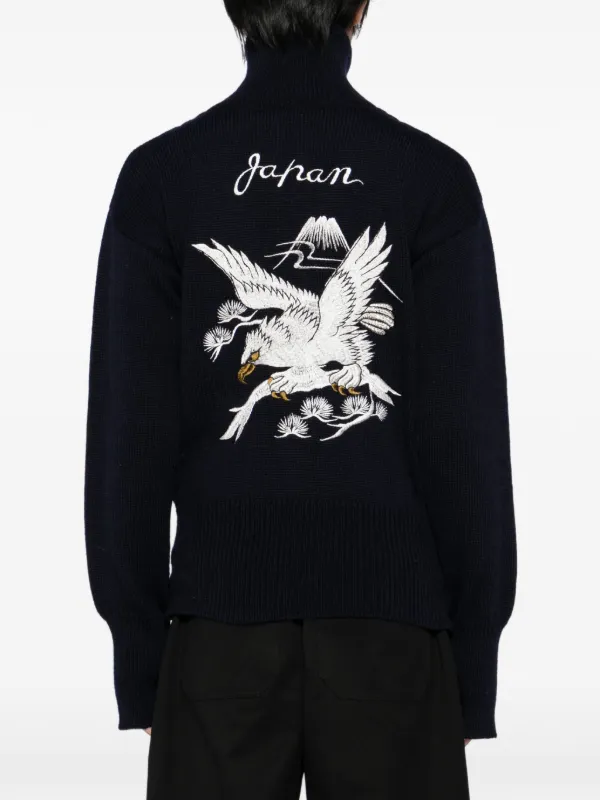 Junya Watanabe MAN x Miller Rayner Jumper | Blue | FARFETCH GE