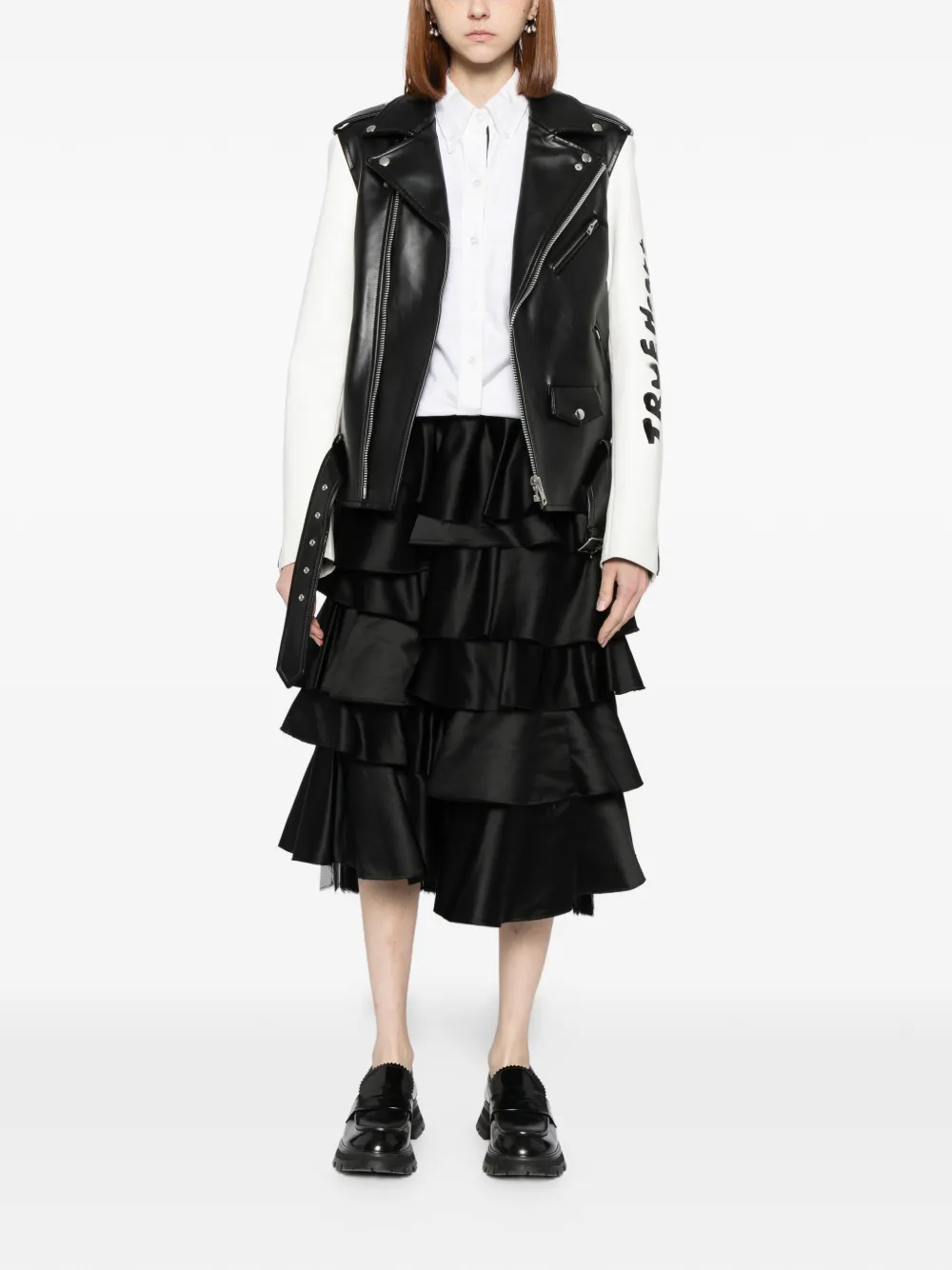 Black Comme Des Garçons falda con pretina elástica | Faldas acampanadas | Image 2