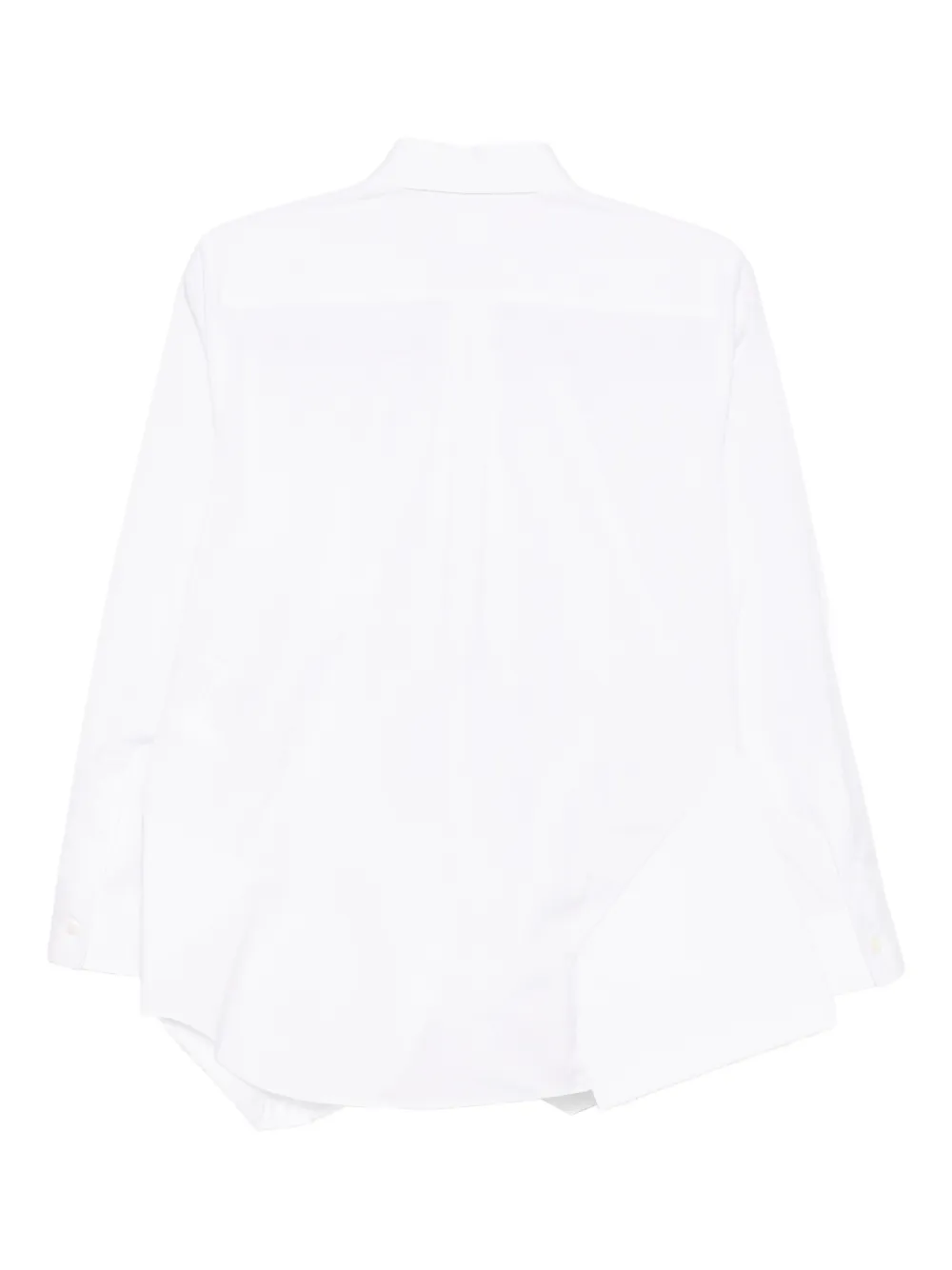 Comme Des Garçons asymmetric long-sleeves shirt - Wit