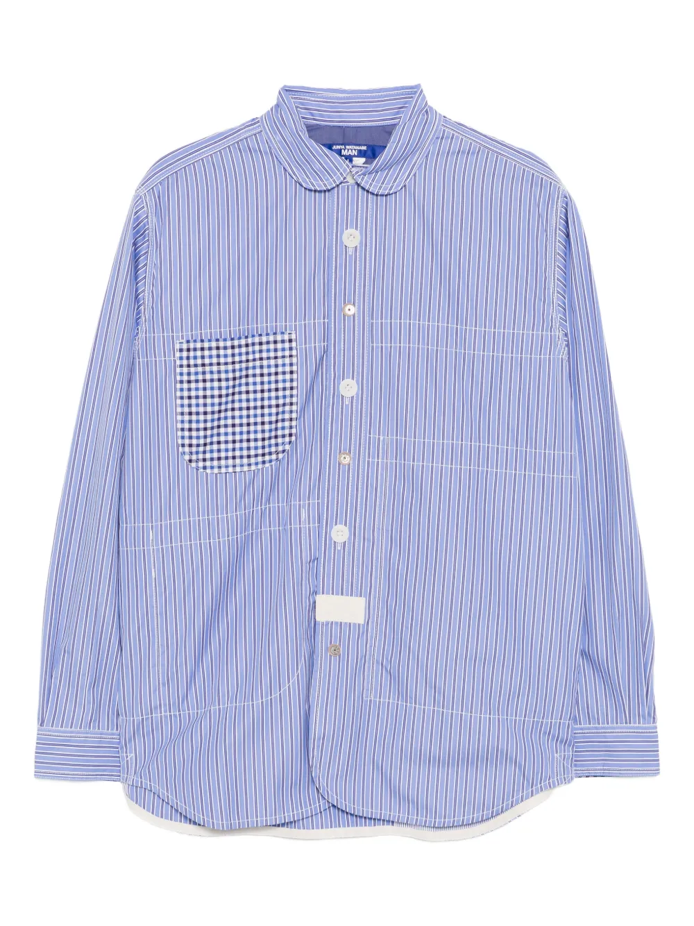 Junya Watanabe MAN Camicia a righe in cotone - Blu
