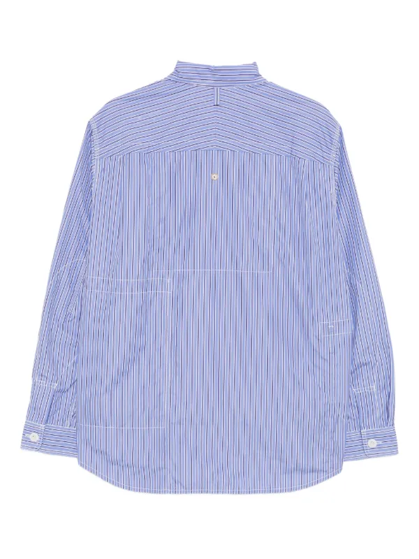 Junya Watanabe MAN ストライプ シャツ | ブルー | FARFETCH JP