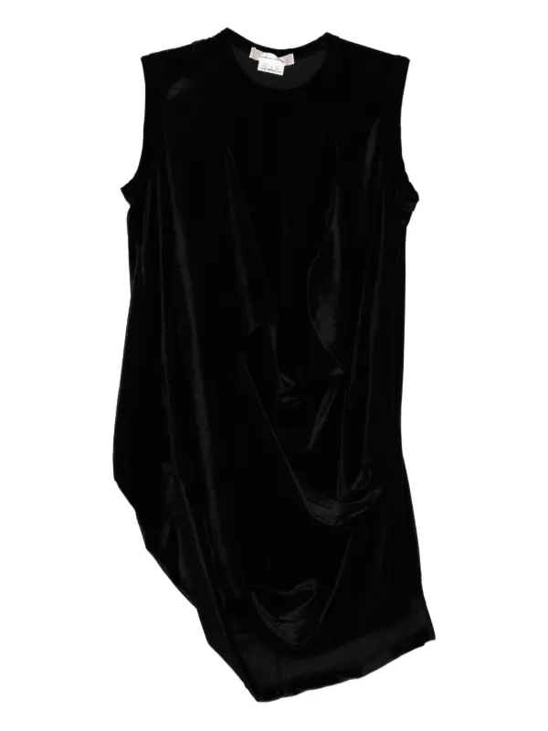 Comme des Garçons Asymmetric-hem Top in Black