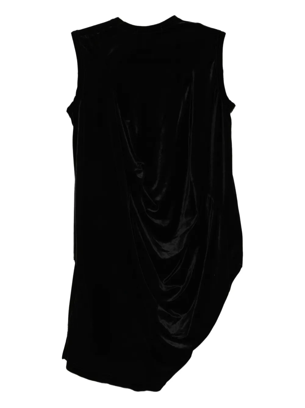 Comme Des Garçons Asymmetrische top Zwart