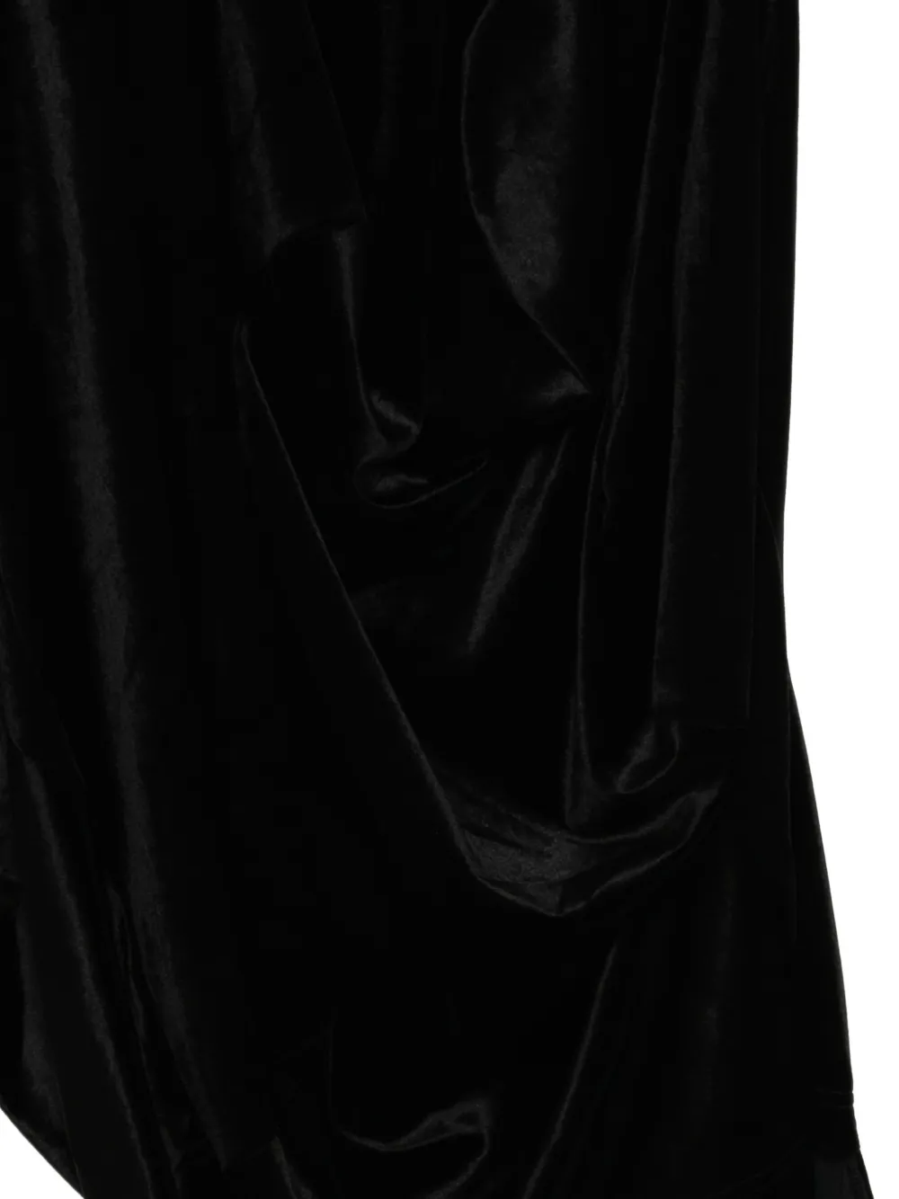 Comme Des Garçons Asymmetrische top Zwart