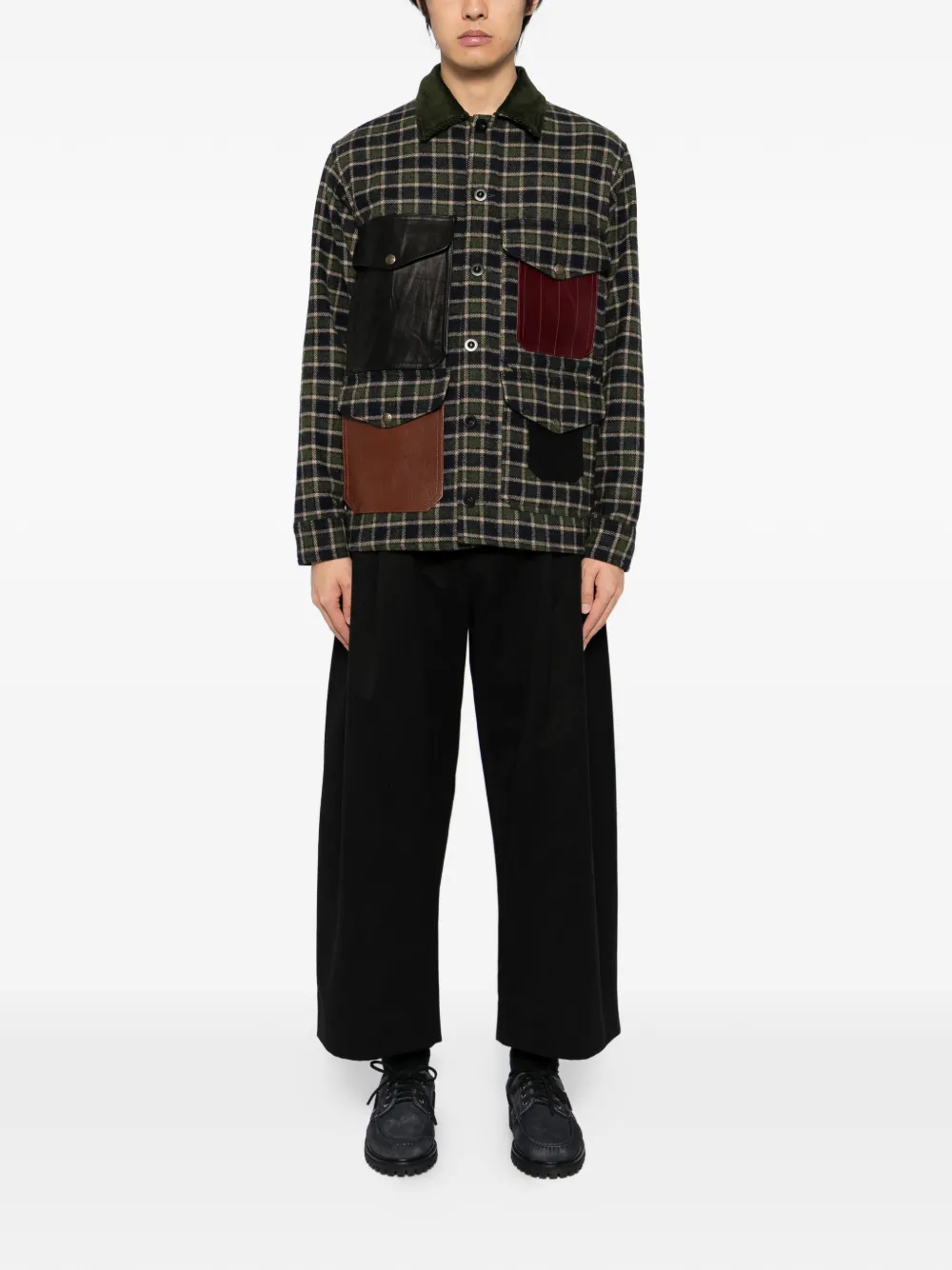 Junya Watanabe MAN check patchwork jacket | Military Jackets | Image 2