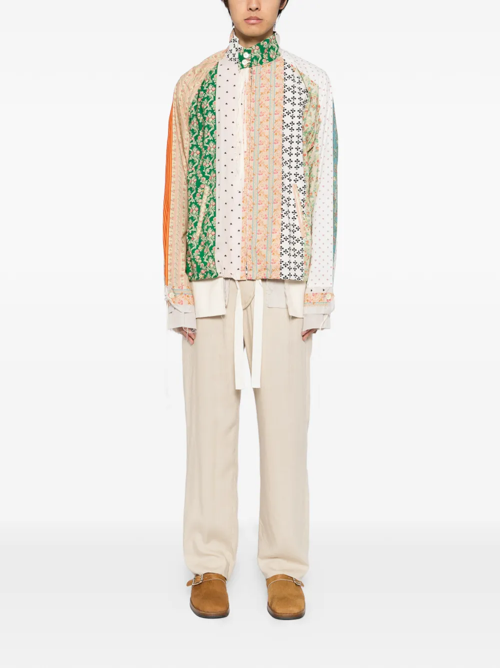 midorikawa floral-print jacket | Shirt Jackets | Image 2